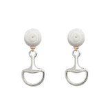 Thread Earrings - Bit - Silver
