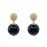 Thread Earrings - Candy - Black