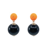 Thread Earrings - Candy - Black