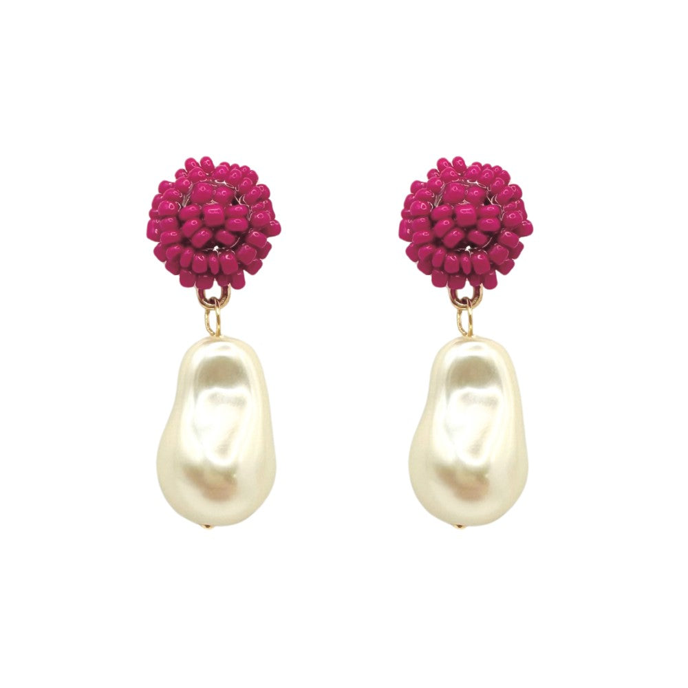 Seed Bead Earrings - Camila