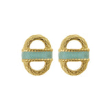SALE - Enamel Basket Earrings