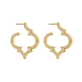 Enamel Signature Earrings