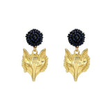 Seed Bead Earrings - Foxy - Brush Gold