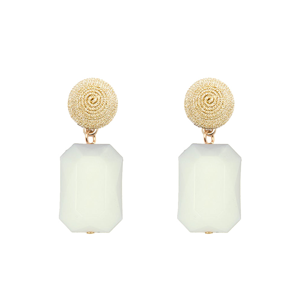 Thread Earrings - Gem