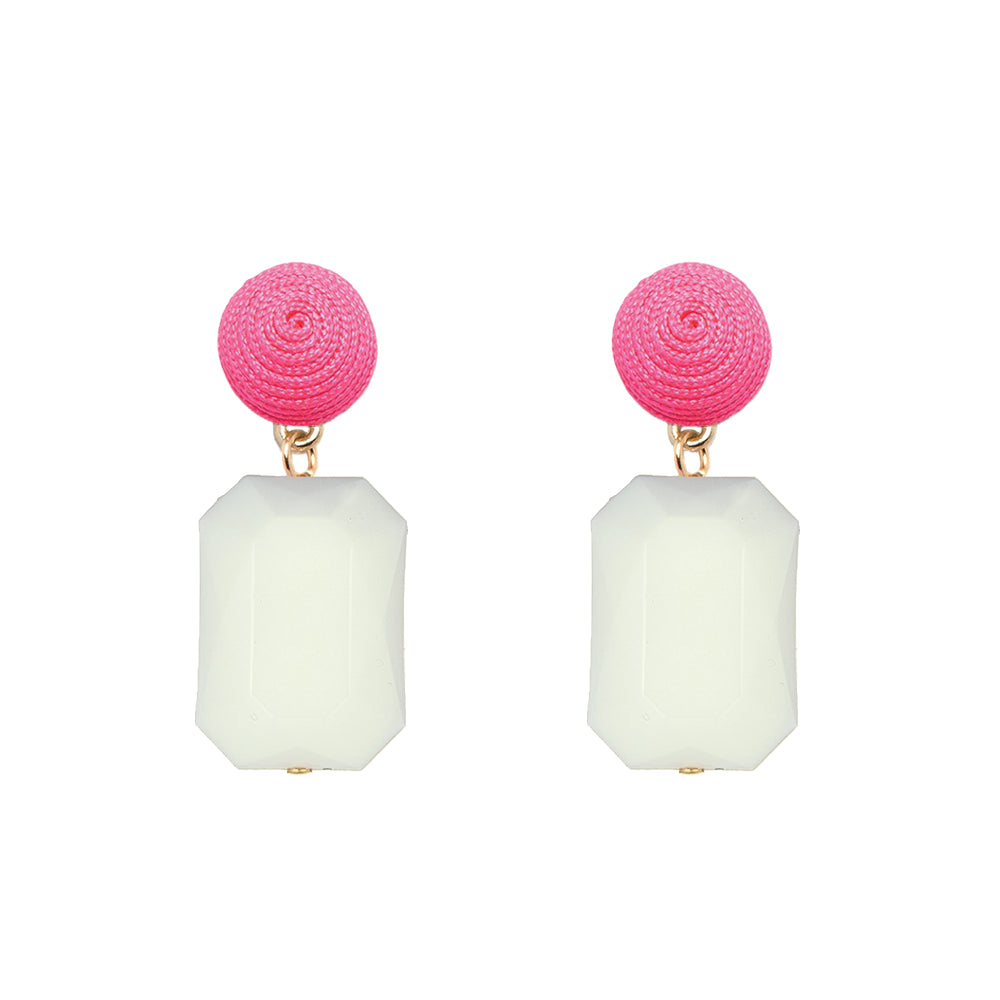 Thread Earrings - Gem