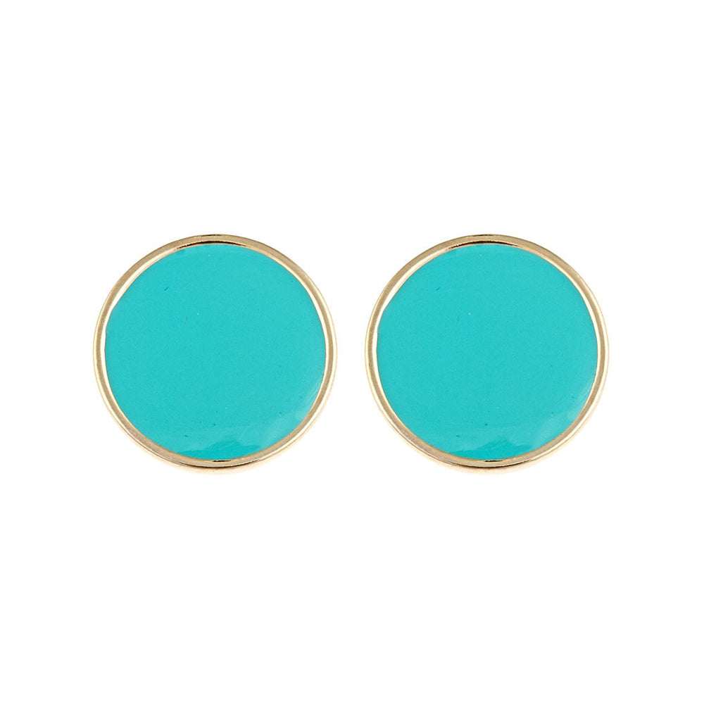 Monogram Enamel Earrings
