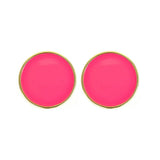 Monogram Enamel Earrings