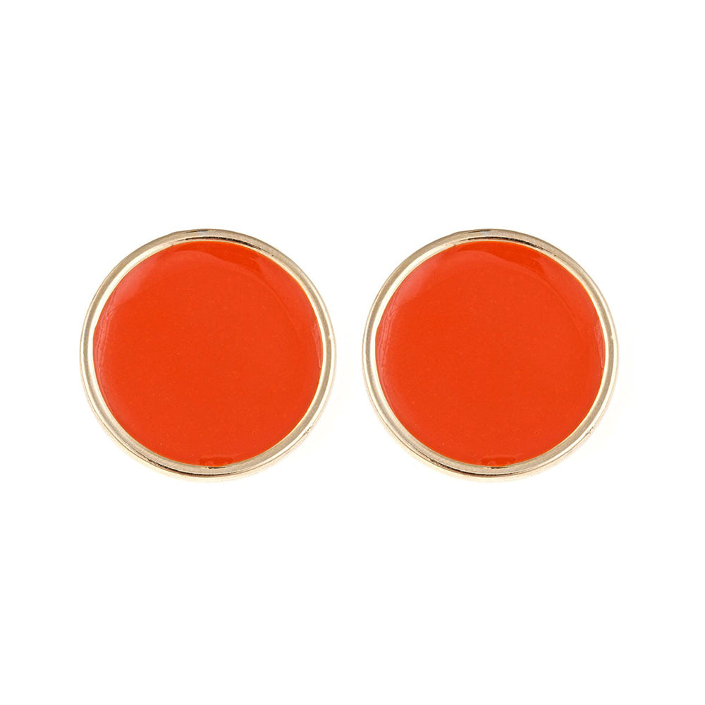 Monogram Enamel Earrings