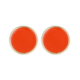 Monogram Enamel Earrings