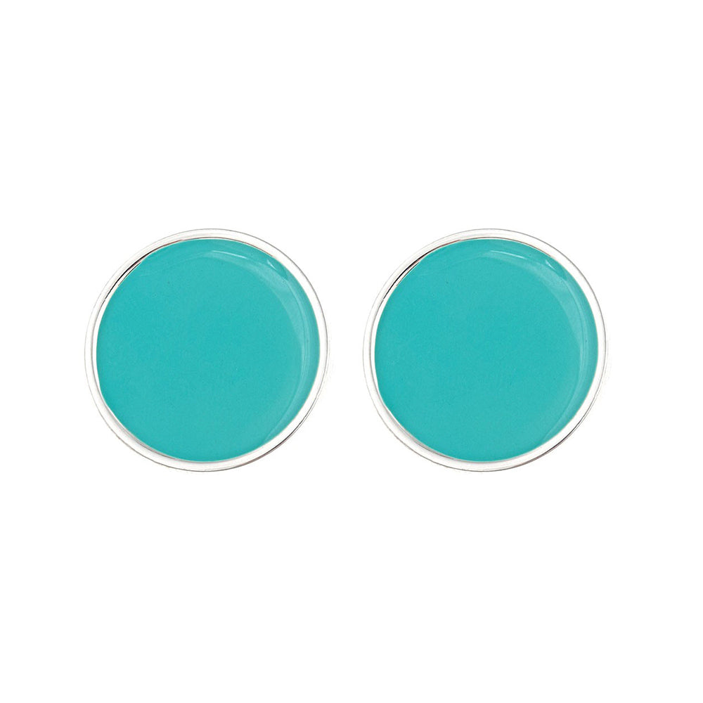 Monogram Enamel Earrings
