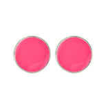 Monogram Enamel Earrings