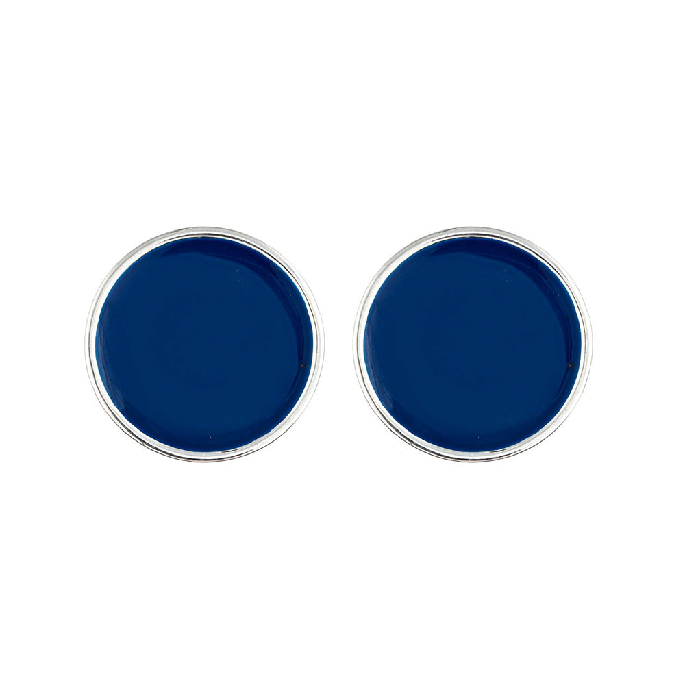 Monogram Enamel Earrings