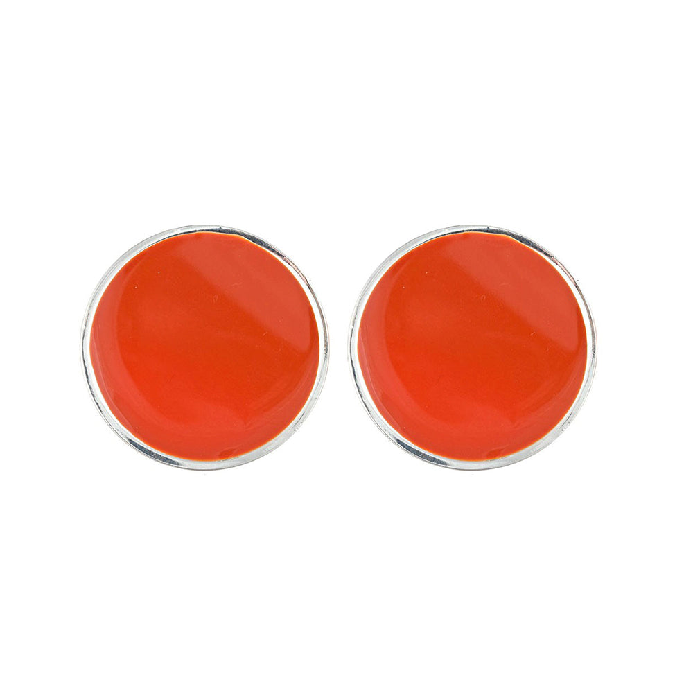 Monogram Enamel Earrings