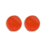 Monogram Enamel Earrings