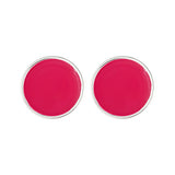 Monogram Enamel Earrings