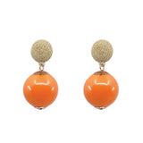 Thread Earrings - Candy - Orange