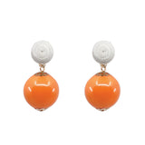 Thread Earrings - Candy - Orange