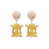 Seed Bead Earrings - Pagoda
