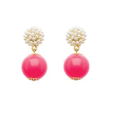Seed Bead Earrings - Candy - Pink