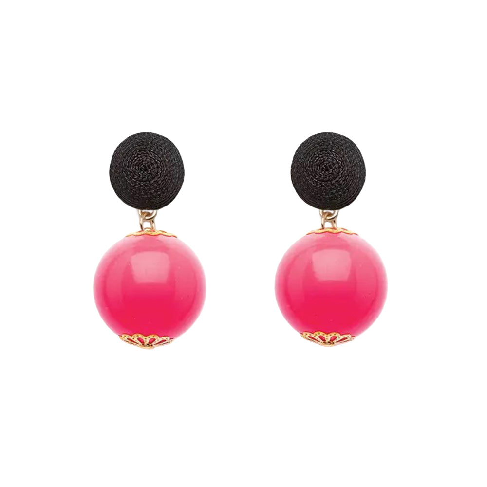 Thread Earrings - Candy - Pink
