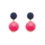 Thread Earrings - Candy - Pink