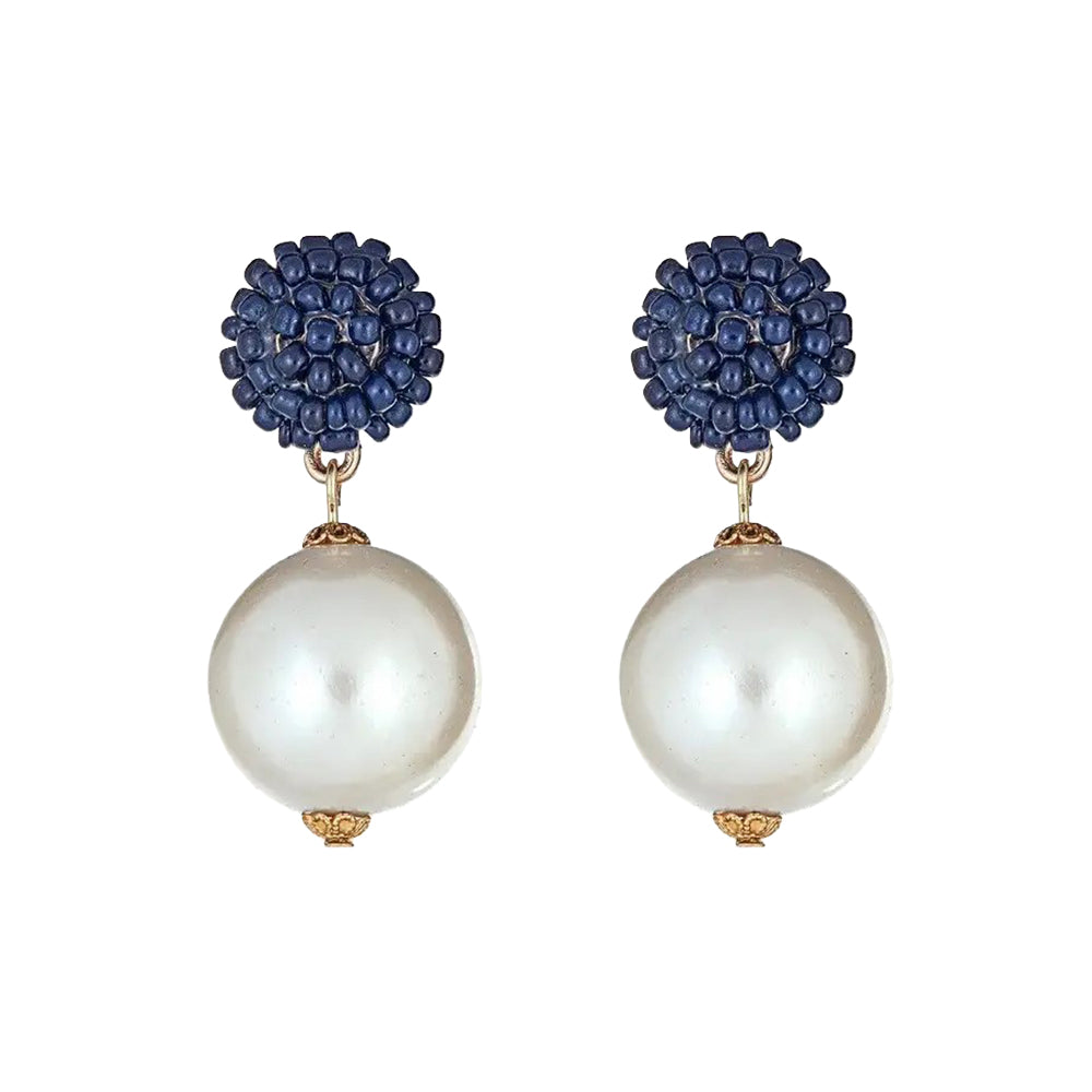 Seed Bead Earrings - Queen