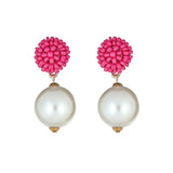 Seed Bead Earrings - Queen
