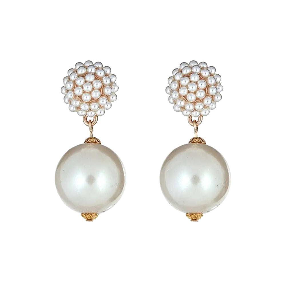 Seed Bead Earrings - Queen