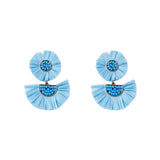 SALE - Raffia Palm Earrings