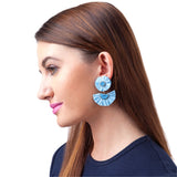 SALE - Raffia Palm Earrings