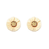 SALE - Raffia Stud Earrings