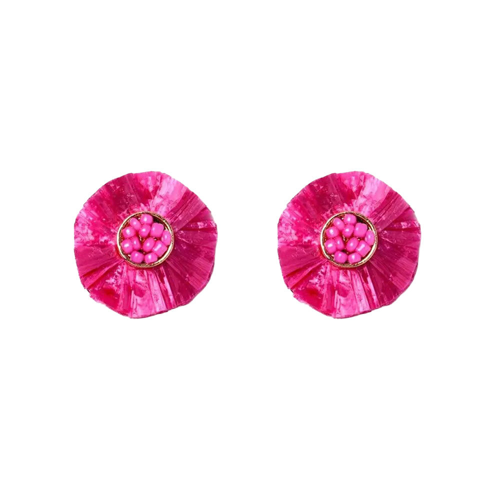 SALE - Raffia Stud Earrings