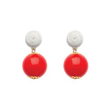 Thread Earrings - Candy - Red