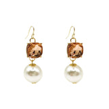 French Hook Earrings - Blake - Pearl