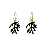 French Hook Earrings - Coral