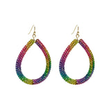 Rainbow French Hook Earrings