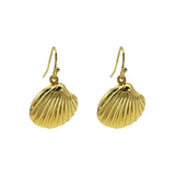 French Hook Earrings - Scallop