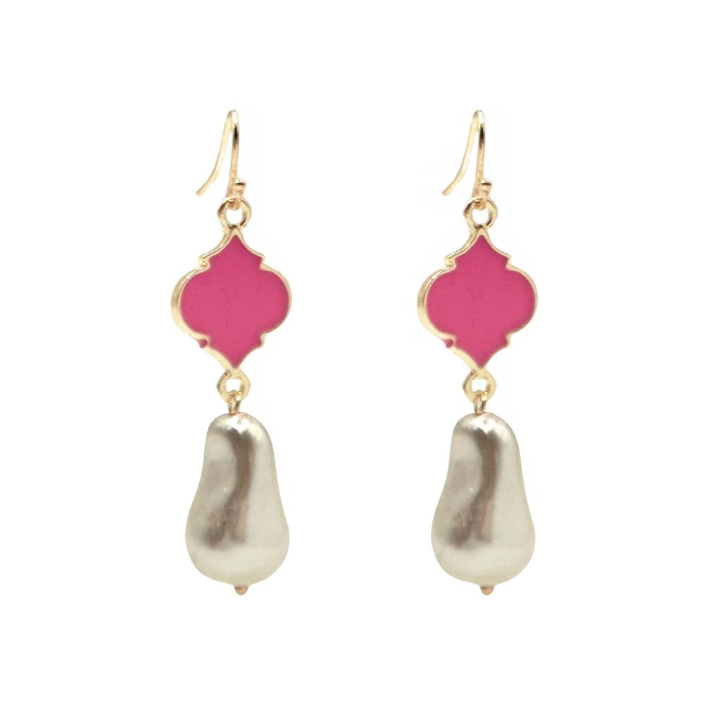 French Hook Earrings - Spade - Small Nugget