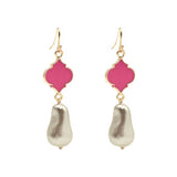 French Hook Earrings - Spade - Small Nugget
