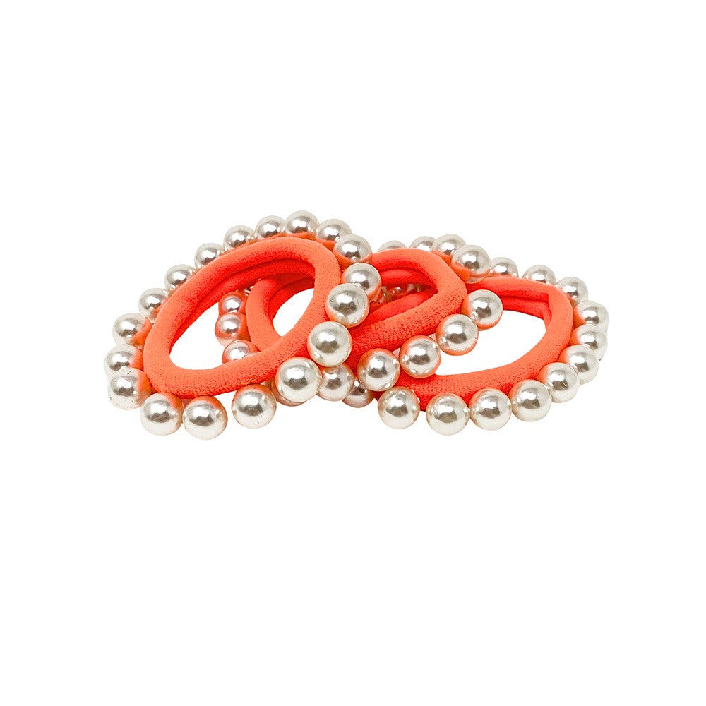 SET - Neon Pearl Hair Ties