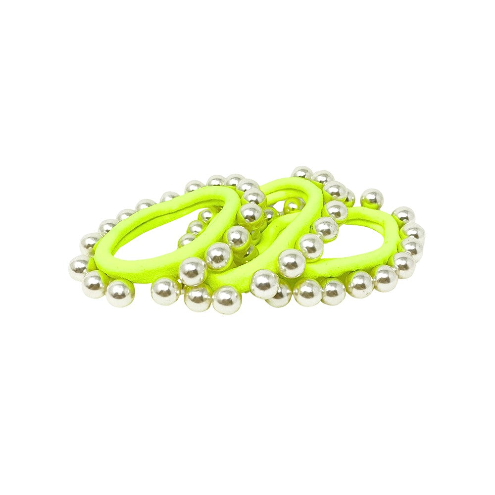 SET - Neon Pearl Hair Ties
