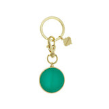 Monogram Enamel Keychain