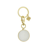 Monogram Enamel Keychain