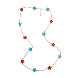 SALE - Long Two-Tone Chloe Necklace