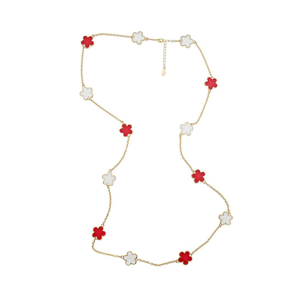 SALE - Long Two-Tone Chloe Necklace