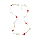SALE - Long Two-Tone Chloe Necklace