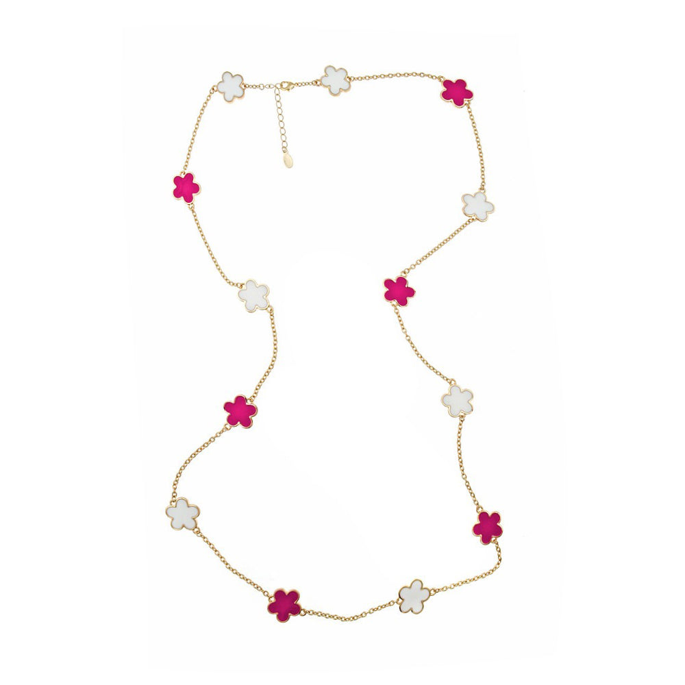SALE - Long Two-Tone Chloe Necklace