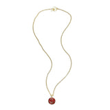 Long Toggle Necklace - Anchor - Gold