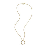 Long Toggle Necklace - Bamboo - Gold