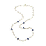 Long China Blue Necklace